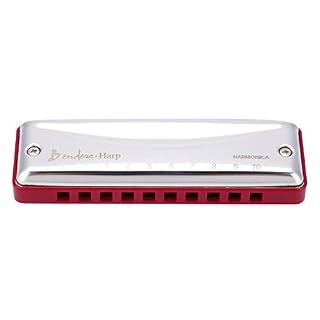 Harmonica Do majeur 10 trous avec 20 notes pour débutants et performance professionnelle (rouge pourpre) – Image 6