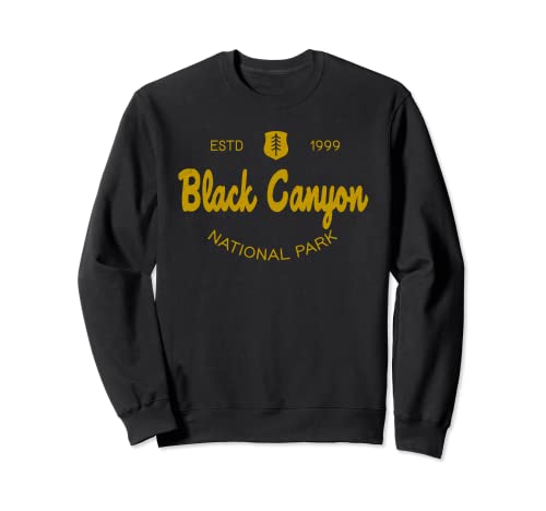 Black Canyon National Park Classic Script Style Texto Sudadera