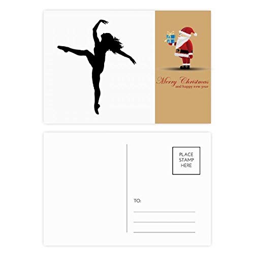 Cartes postales danse et danseuse de sport performance artistique Noël