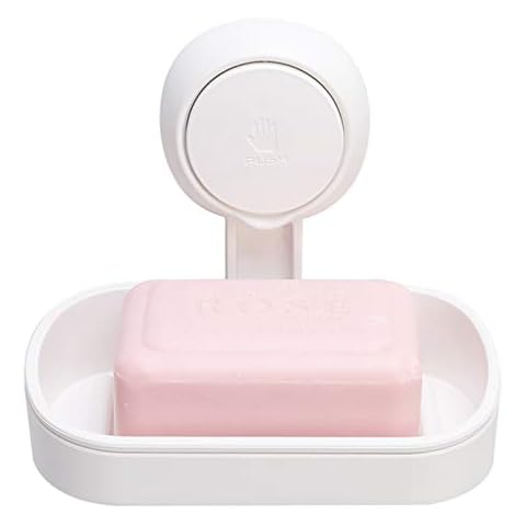 TAILI Waterproof Soap Dish with Strong Suction Cover