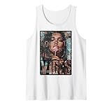 Y2K Streetwear Vintage Girl Magazine Cover Sexy Model Pin-Up Tank Top