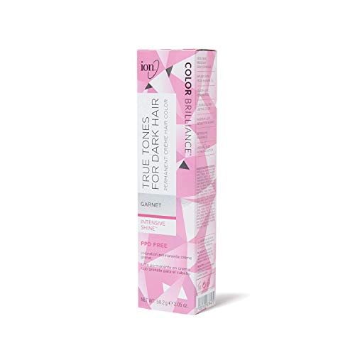 Ion True Tones for Dark Hair Permanent CrÃ¨me Hair Color Garnet Garnet
