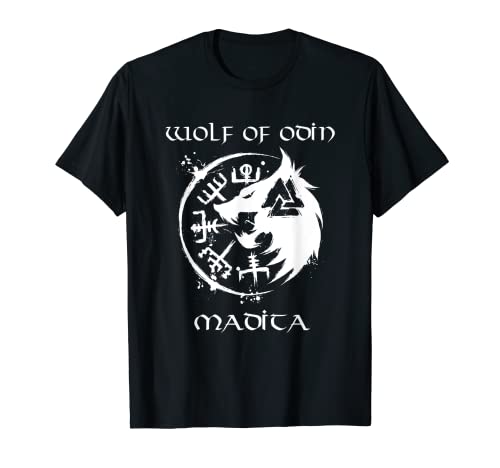 Loup d'Odin Madita - Personnalisé T-Shirt