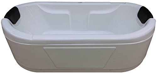 Image of MADONNA Intimate 6 ft Freestanding Acrylic Bath Tub (White)