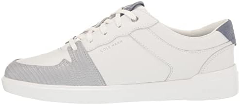 Cole Haan Women's Grand Crosscourt MDRN Tennis Sneaker, White/Harbor Mist, 5.5 | Image 7