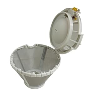 Feinsieb Mikrofeinfilter 72x105mm für Miele 4011464 für Geschirrspüler Spülmaschine Geschirrspülmaschine