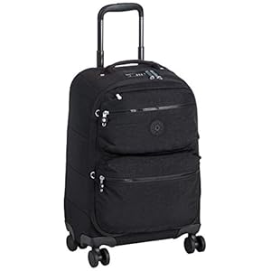 KIPLING CARRY ON CITY SPINNER S, Black Noir., Eén maat, CITY SPINNER S