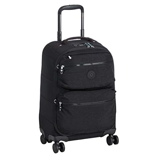 Kipling CITY SPINNER S, Maletas Unisex adulto, Negro (Black Noir), Talla única