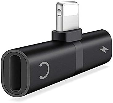 Blast inn 2 in 1 Mini Portable Charging Metal Splitter Audio Charger Adapter for iPhone X 7 8 Plus