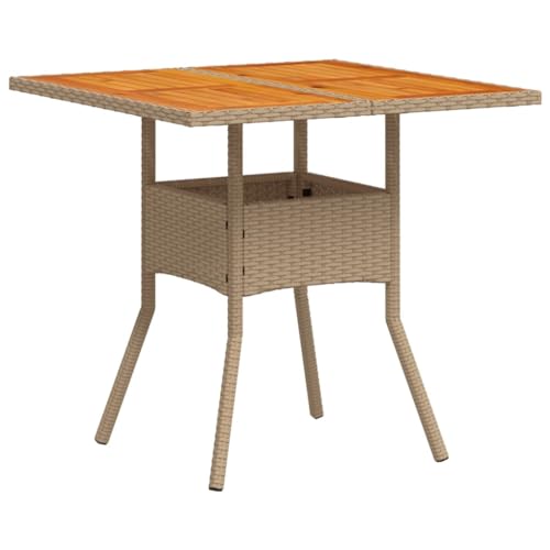 Table de terrasse compacte en acacia résolvant le manque de place - 8
