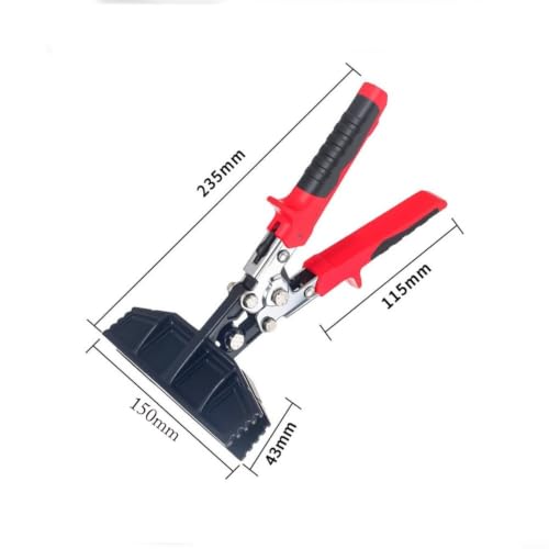 Alicates herramienta plegable pico de pato mandíbula plana recta de 150mm 3