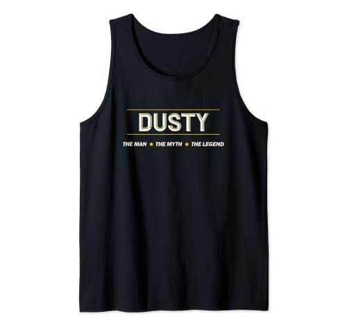 Photo de Homme DUSTY - the Man the Myth the LEGEND | Mens Boys Name - Funny Débardeur