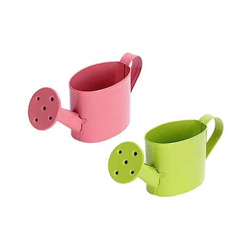 TOYANDONA 1 Juego Mini Aspersor De Metal Mini Regadera Interior Regaderas Miniatura Decoración De Mini Tetera Pequeña Regadera Mini Decoración Aleación 2 Piezas