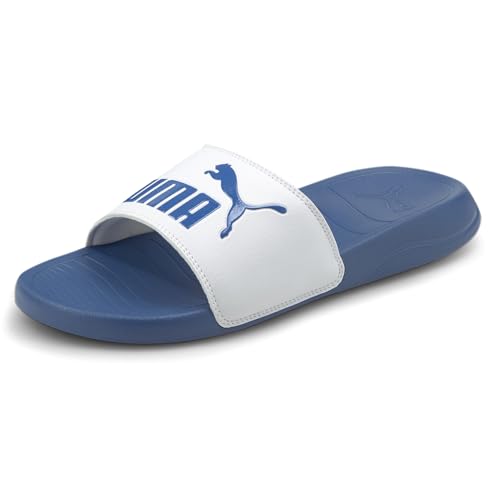 PUMA Mens Popcat 20 Slide Casual Sandals Casual - Blue - Size 5 M