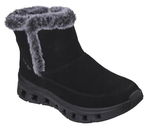 Skechers Femme Glide Step Pro Boot Cozy Wish Slip in ENTRAINEUSE Suede Faux Fur - vue 10