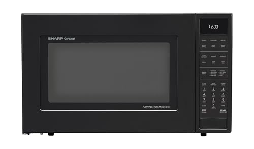 SHARP SMC1585KB Convection Countertop Microwave Oven with Removea...