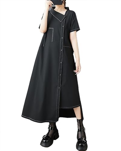 Robe femme unie fluide idéale pour vos sorties d'été décontractées