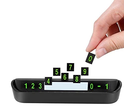 Araç Torpido Üstü Aç Kapa Numaratör Parktel Telefon Yazısı