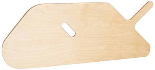 Sammons Preston Offset Sliding Board, Mobility Transfer Board for Wheelchair Users & Elderly, Birch Wooden Transferring Tool, Transport Slider for Wheelchairs, Cars, Beds, or Chairs