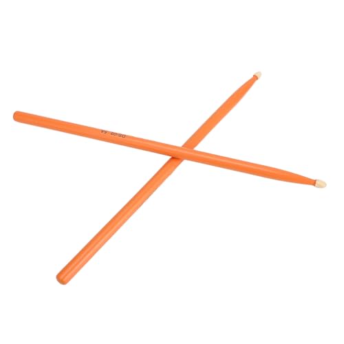 2 Pares de Baquetas 5A de Madera para Batería Naranja miniatura 7