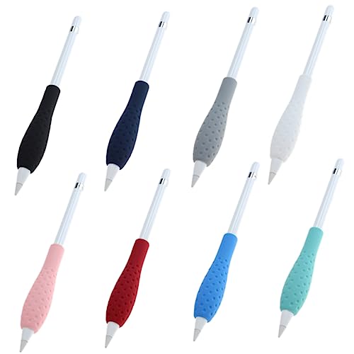 GRIRIW Funda De Silicona para Lápiz Óptico Ergonómica para Lápices Agarre para Tabletas Pantalla Táctil Solo para Manos Funda Protectora De Silicona Funda De Silicona para Lápiz