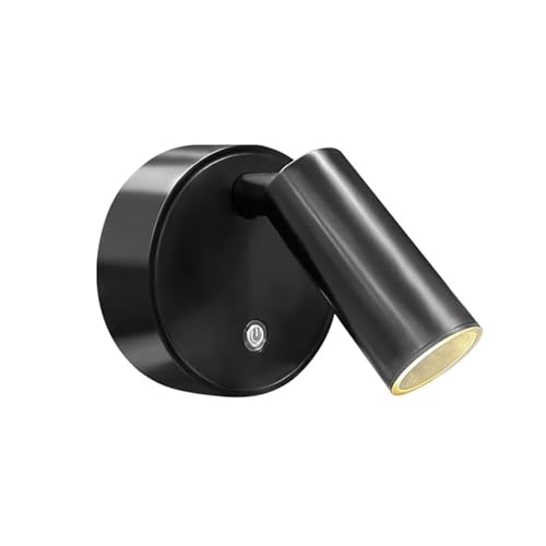 LED���C�g �}�O�l�b�g��C�[�d���^�b�`�X�C�b�` �Ǌ|�����C�g �X�|�b�g���C�g �R�[�h���X �����@�\�t�� �x�b�h�T�C�h�����v �Ǐ��� ���t���ȒP ���K�Ń\�t�g�Ȍ�(Black,1PCS)