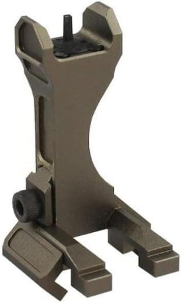 Viseur avant tactique avec finition premium en métal pour rail de 20 mm