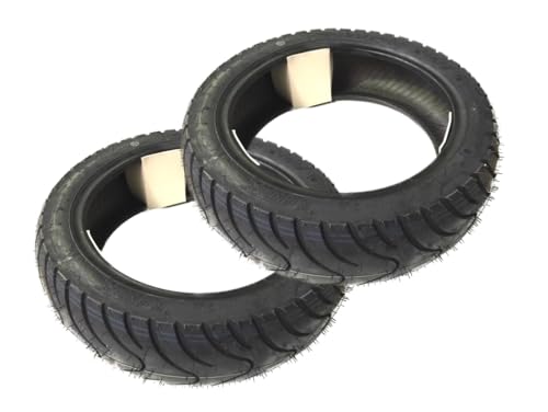 Reifen Satz Kenda K413 90/90-10 passend für Piaggio Sfera 50 80 NSL Roller 4PR 50J TL