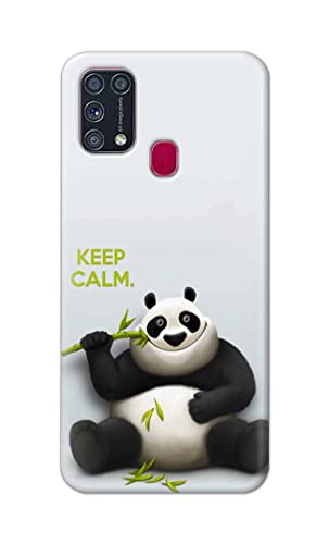 Image of PRINTFIDAA� Printed Hard Back Cover Case for Samsung Galaxy M31 | Samsung Galaxy M31 Prime Back Cover (Cartoon Panda) -2808