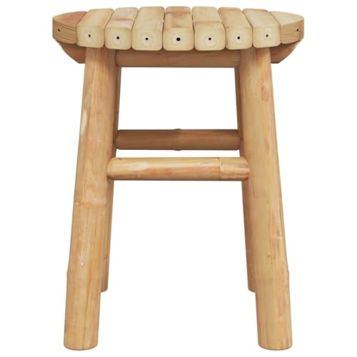 Tabouret en bambou massif stable et peu encombrant - 8