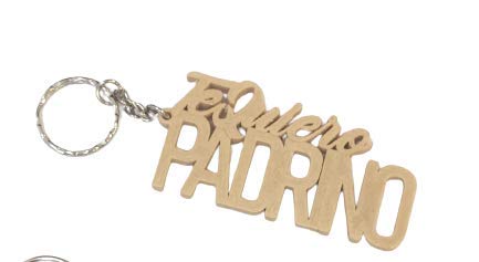 Los Eventos de la Tata. Llavero para regalar al padrino (Padrino)