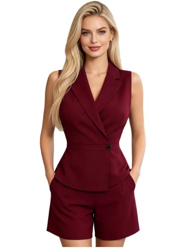Mono de fiesta mujer elegante en borgoña ideal para cenas de gala y graduaciones
