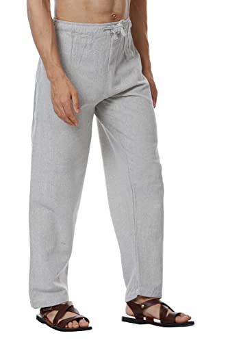 Image of Aatman One Size Men's Eco-Friendly Cotton Pyjama | Fits Waist Size 28 to 36 Inches