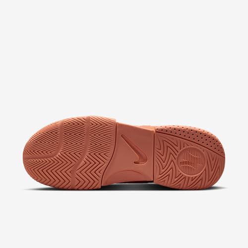 NikeCourt Lite 4 Women's Hard Court Tennis Shoes (HF7839-800, Apricot Agate/Dusty Cactus/Volt)2