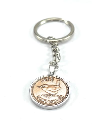 Porte-clés 73e anniversaire 1952 idée cadeau homme femme original