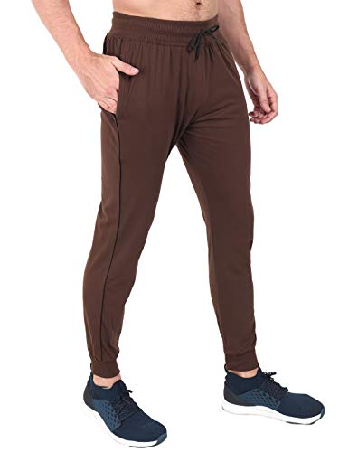 Image of Zeffit Men's Pc Cotton Ankle Grip Track Pant
