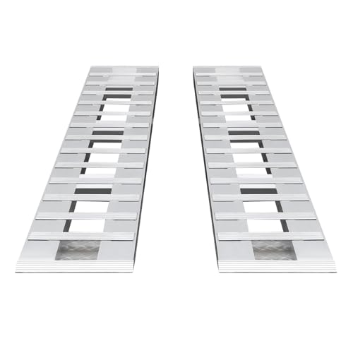 Rampas de aluminio para remolque 2 piezas 80 x 15 in miniatura 1