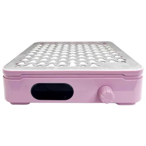 ネイルダストコレクター、電動ダストコレクターネイルテック、ダストファン、再利用可能なフィルター付き、最大4000 RPM/分、調整可能な10段階ギア速度、低騒音、ネイルサロンおよび家庭用(A)