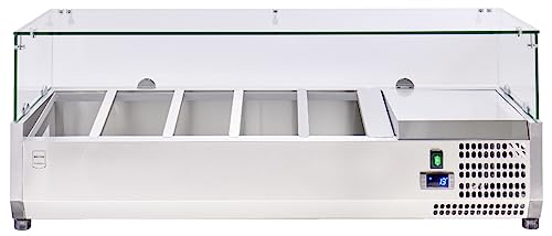 METRO Professional Mostrador Vitrina refrigeradora , acero