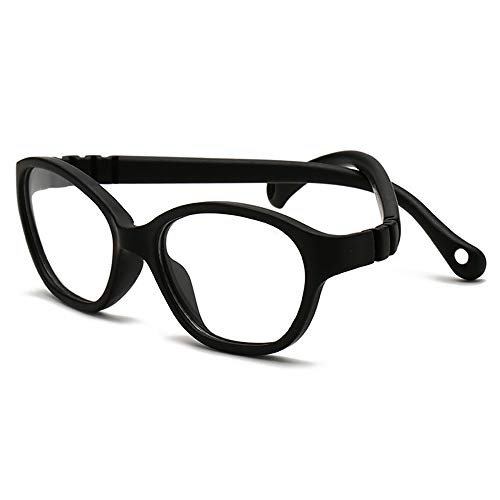 Fantiace Children's Glasses Frame Silicone Myopia Eyeglasses Square Color Optical Kids Gasses (C1)