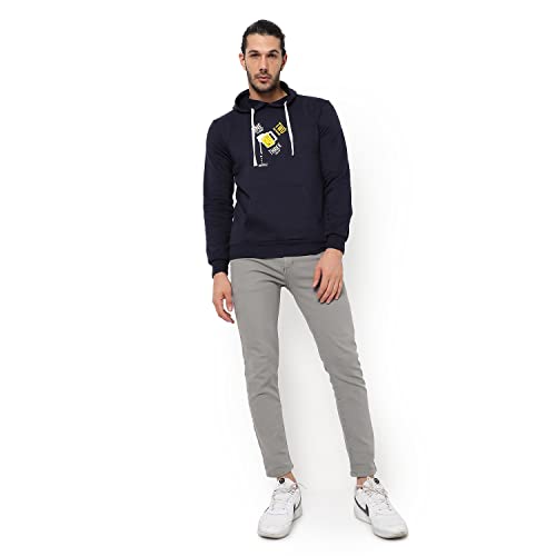 Image of CAHOOT Men's Printed Sweatshirt Regular Fit for Casual Wear | Full Sleeve | Cotton | Stylish Sweatshirt Crafted with Comfort Fit and High Performance for Everyday We