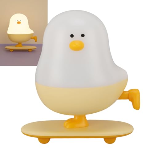 Lámpara nocturna LED caballito skate USB recargable miniatura 5