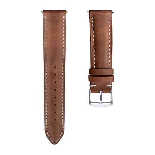 Image of ACM Watch Strap 22mm compatible with Beatxp Exact Smartwatch | Luxury Leather Belt Classic Band