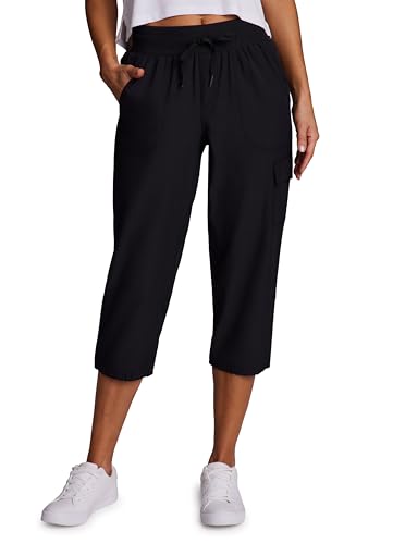RBX Active Women's Cargo Capri Pant with Pockets...