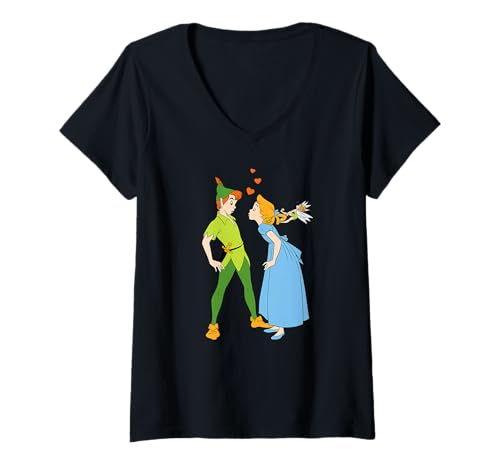T-shirt Peter Pan et Wendy Disney Femme Célébrant l'Amour Éternel