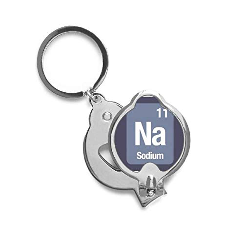 Sodium coupe-ongles scientifique DIYthinker avec pince à ongles design tableau périodique