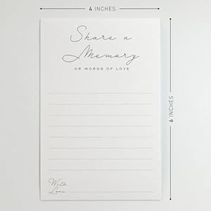 Shareamemorycardsminimalistwellwishescard4x6setof50forcelebrationoflifeweddingsanniversariesmemorialsfuneralsbirthdaysgraduationretirementgoingaway Urban Country Home Decor Share a memory cards minimalist well wishes card 4 x 6 set of 50 for celebration of life weddings anniversaries memorials funerals birthdays graduation retirement going away urban country home decor