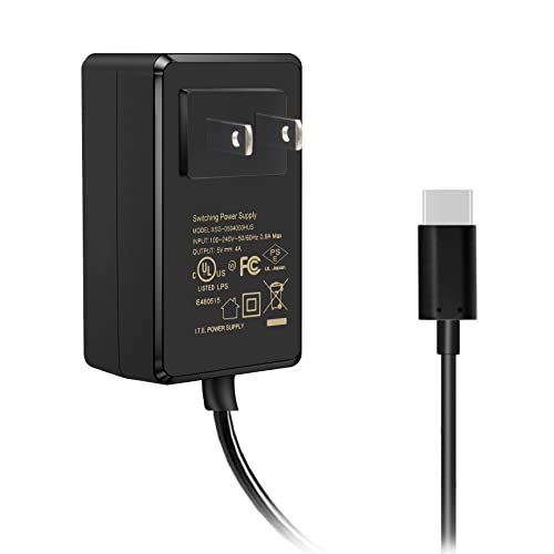 Geekworm 20W 5V 4A USB C Power Supply for Raspberry Pi 4 Model B