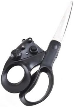 One Professional Laser Guided Scissors For home Crafts Wrapping Gifts Fabric Sewing Cut Straight Fast with battery