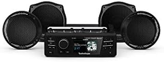 Rockford Fosgate HD9813SGU-STAGE1 Digital Media Receiver & Four Speakers Kit for 1998-2013 Harley-Davidson Street Glide Ultra